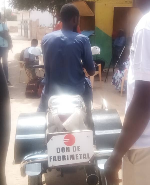 Kaolack : L’industrie Fabrimétal au chevet d’un handicapé victime des rebelles en Casamance