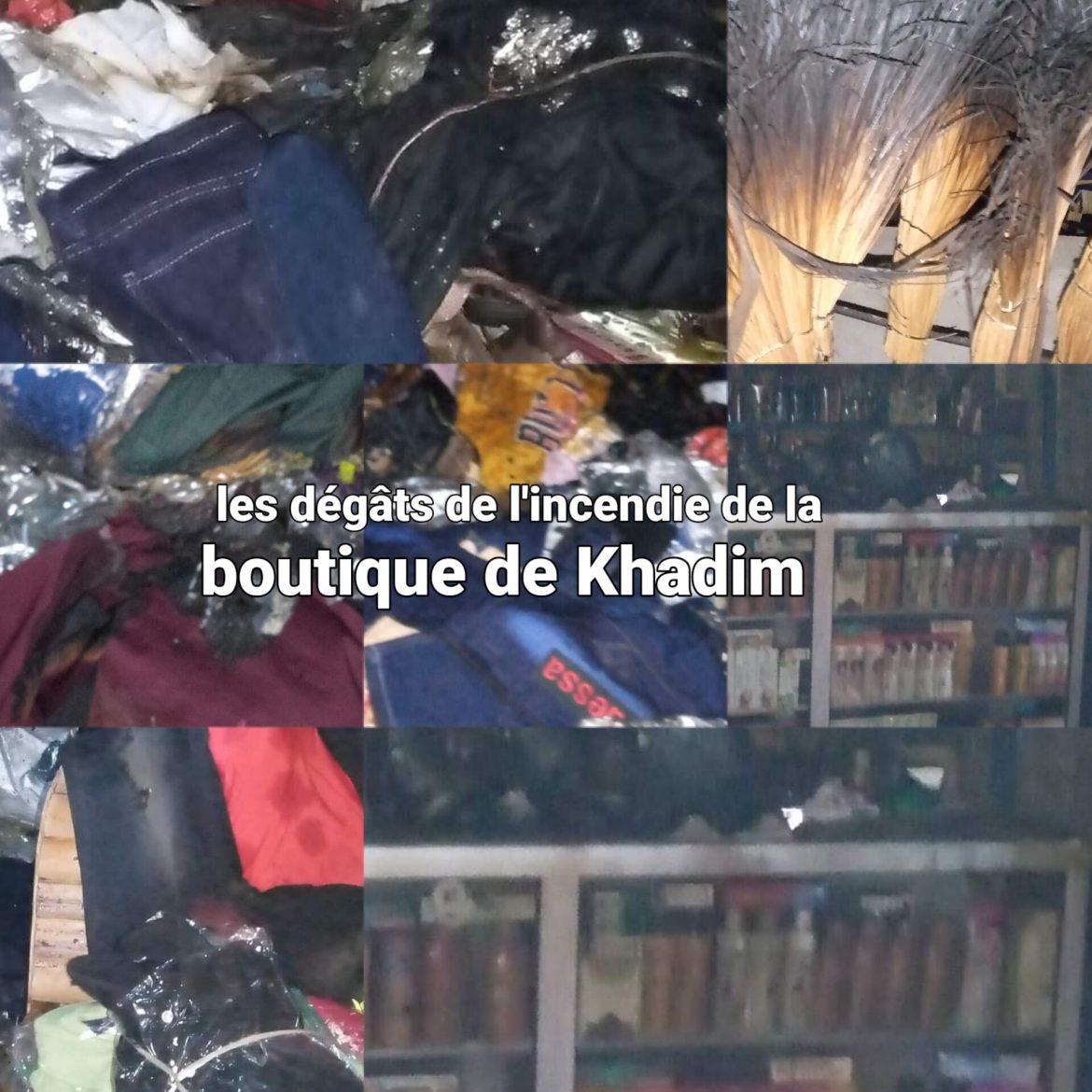 Incendie à Diouloulou: La boutique de Khadim complètement réduite en flammes