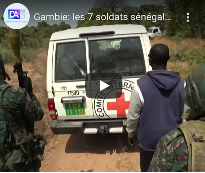 Gambie : Libération des sept soldats sénégalais (Vidéo)