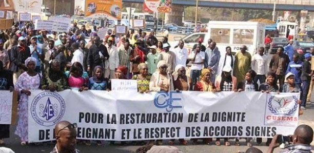 L’école sénégalaise encore paralysée : Des syndicats d’enseignants en grève à partir de ma