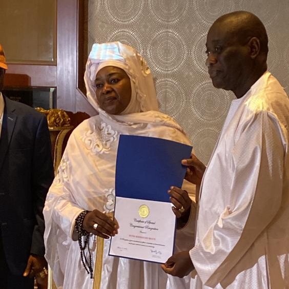 Kaolack : Une Saloum-saloum honorée aux Etats-Unis comme ambassadrice internationale de la Solidarité.