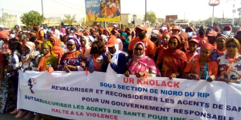 Kaolack : Marche nationale d’And Gueusseum pour l’application des accords signés avec l’État du Sénégal.