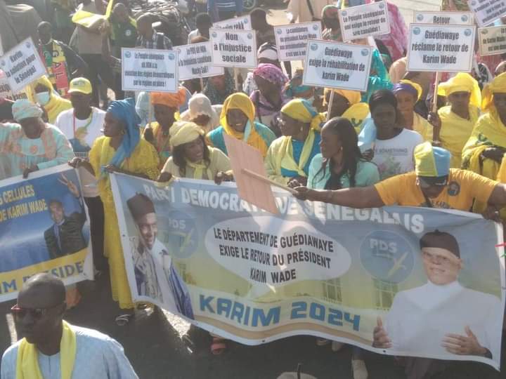 Marche pour le retour de Karim Wade: Les libéraux de Guédiawaye se radicalisent contre Macky Sall