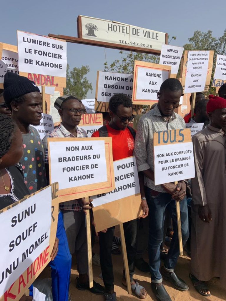Rétention de documents fonciers à Kahone: La jeunesse se lève pour tirer la sonnette d’alarme