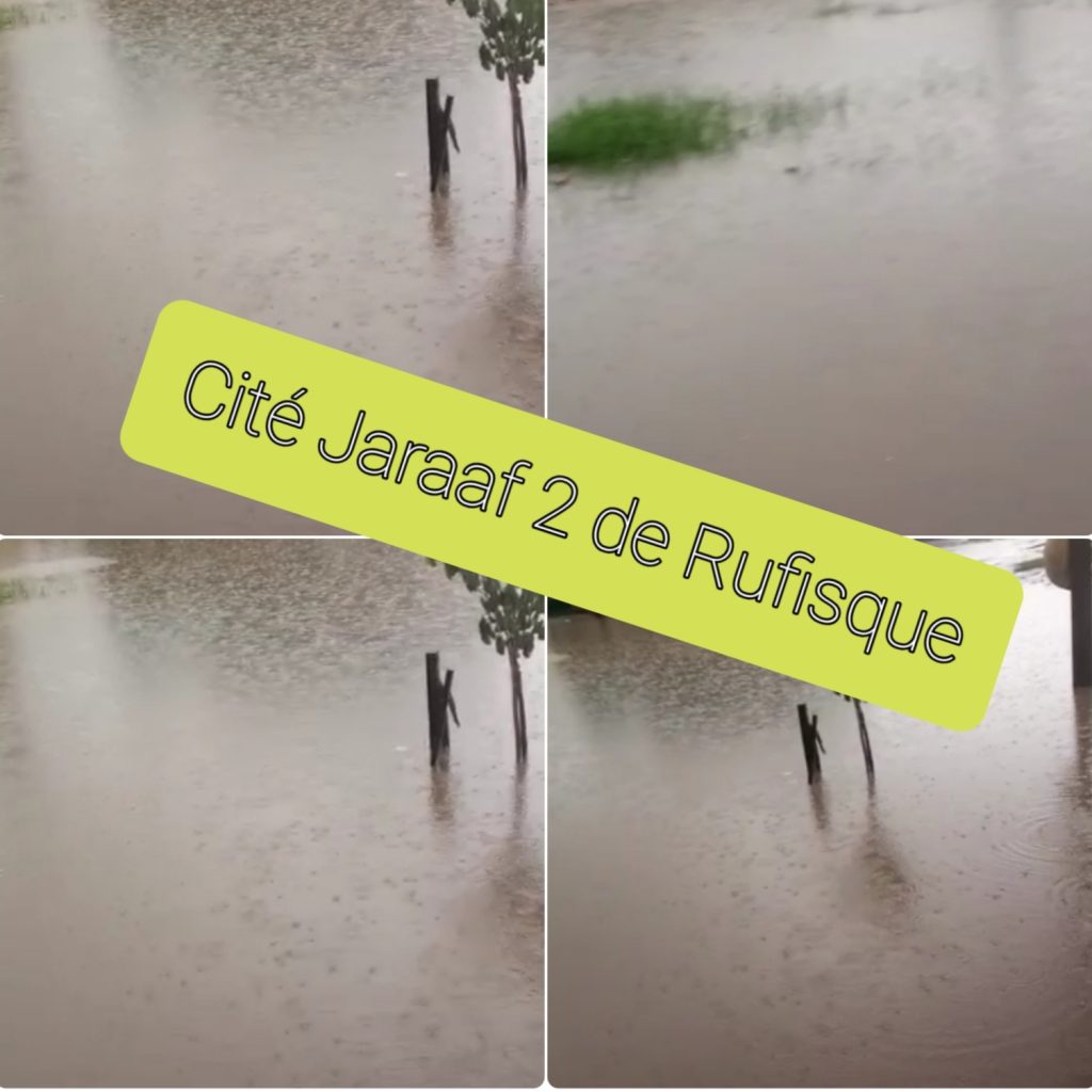 Élan de solidarité à la cité Jaraaf 1 de Rufisque inondée: La Conseillère municipale Mme Diédhiou remercie les autorités locales