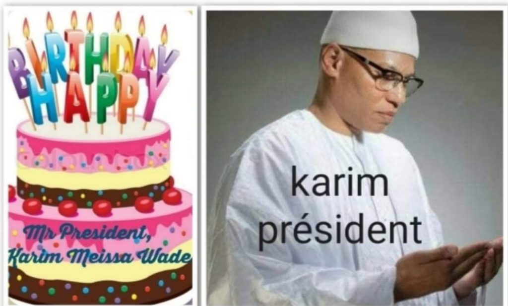 LA DERNIÈRE BOUGIE D’UN EXIL FORCÉ: Happy Birthday Mr President, Karim Wade ! (Par Dr Seck)