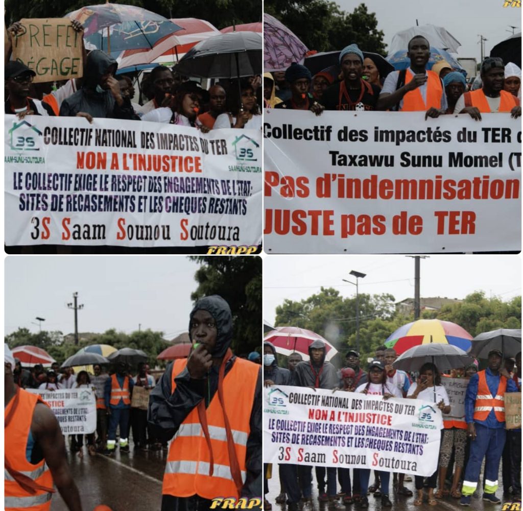 MARCHE D’UNE PARTIE DES IMPACTES DU TER: Les indémnisations à l’origine d’une colère à Sébikotane