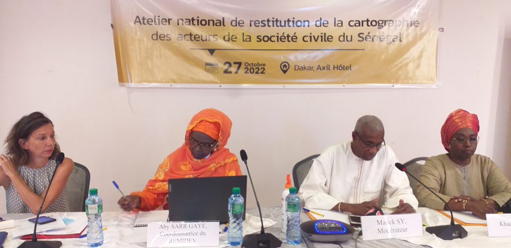Améliorer le dialogue entre Organisations de la Société Civile (OSC) et pouvoirs publics pour des politiques migratoires : La restitution nationale de la cartographie, a fait l’objet d’un atelier ce jeudi à Dakar