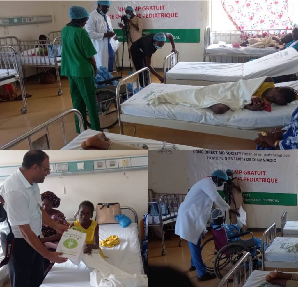 Chirurgie pédiatrique: Plusieurs patients de l’hôpital pour enfants de Diamniadio soulagés par Direct Aid