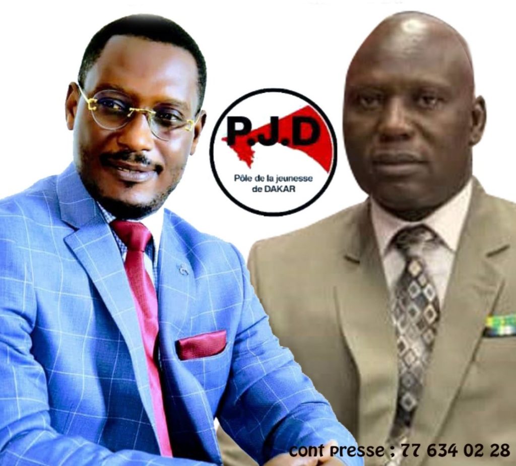 Présidentielle 2024: Alioune Sène le leader du PJD et Major Kandji derrière Amadou Bâ, face à la presse ce mardi à Hlm Grand Yoff