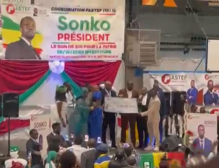 Investiture d’Ousmane Sonko en Italie: Les pastefiens mobilisent 100 millions pour la campagne électorale de leur candidat