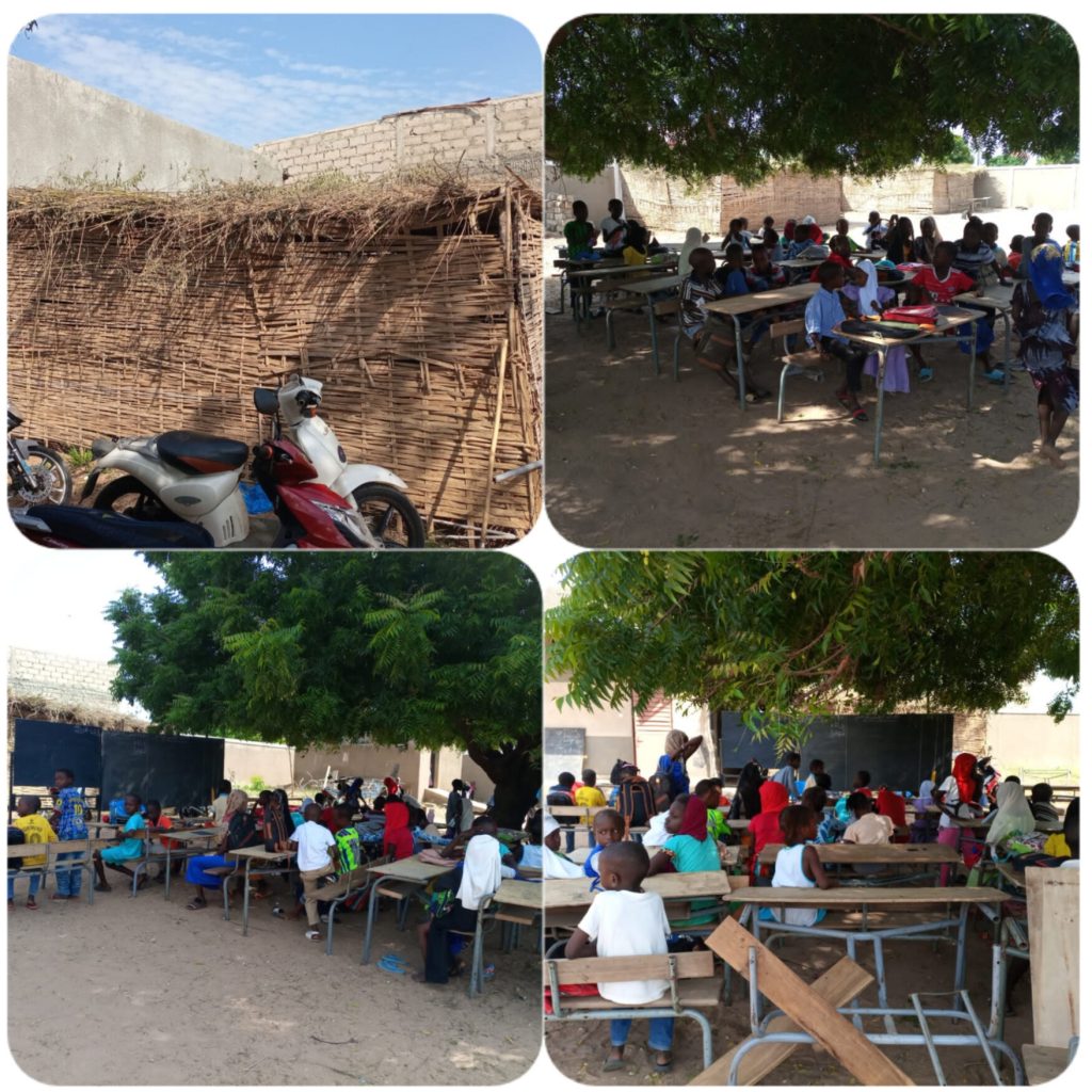 Kaolack : Une école franco -arabe publique en abri provisoire depuis 2017 sans électricité ni borne fontaine.