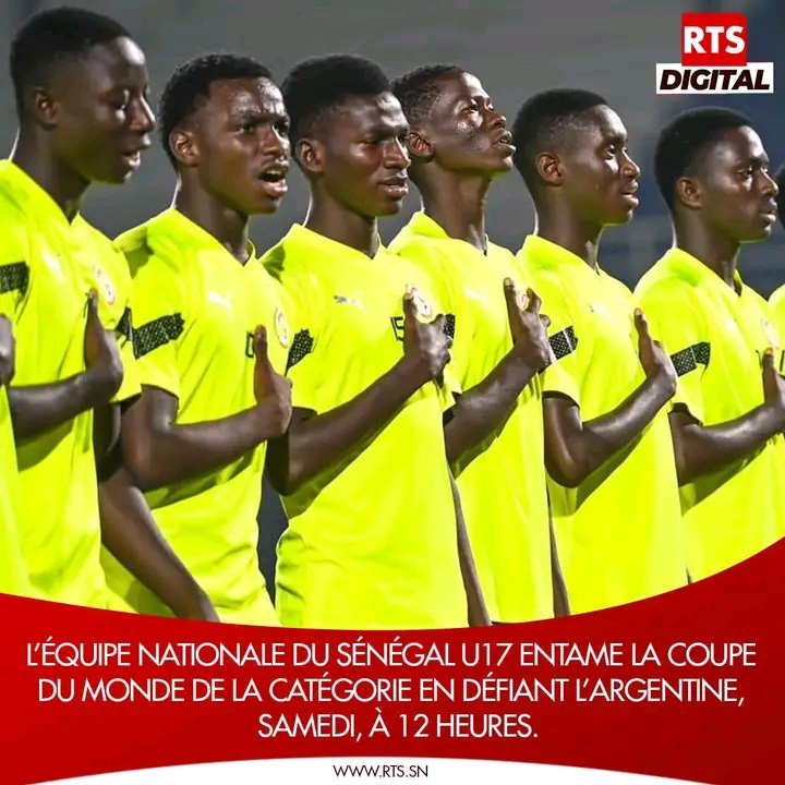 Coupe du Monde U17: les lionceaux du Sénégal démarrent contre l’argentine ce samedi