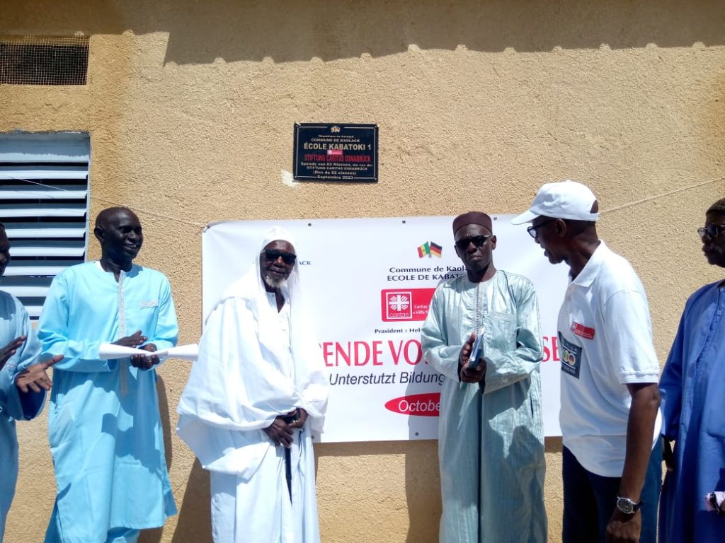 Kaolack : L’Association Jokoo Sénégal-Deutschland construit deux salles de classe et des blocs sanitaires à l’école Kabatoki 1.
