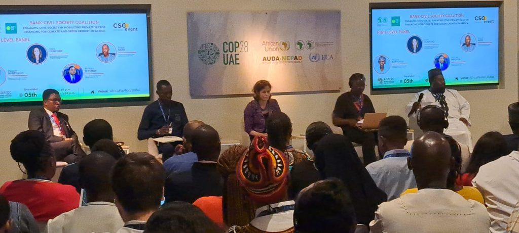 Déclaration de la Coalition « Groupe de la Banque africaine de développement – Société Civile sur le climat et l’énergie » présentée à l’événement de haut niveau de la COP28