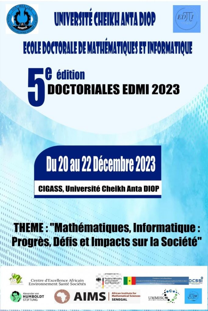 UCADA : L’EDMI organise la 5e Edition des doctorales 2023