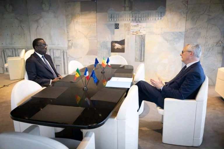 Coopération : Tête-à-tête entre Amadou Ba et Bruno Le Maire à Paris