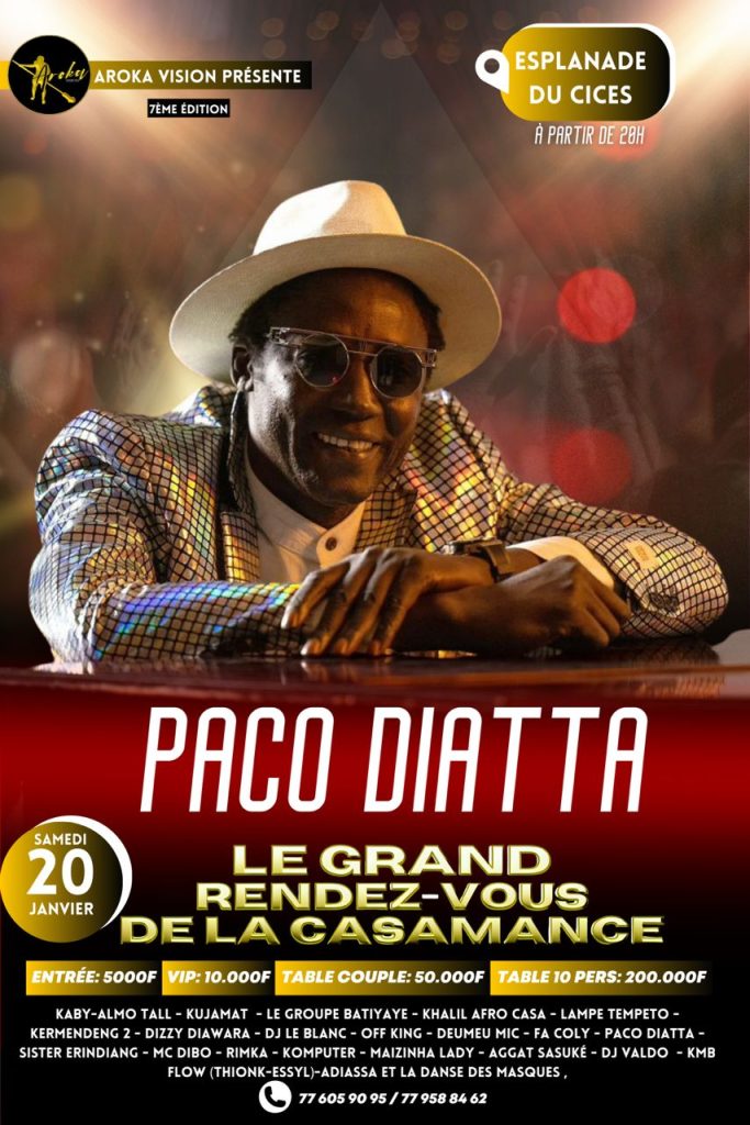 Prix d’Excellence « AROKA »: L’artiste international sénégalais Paco Diatta parmi les récipiendaires!