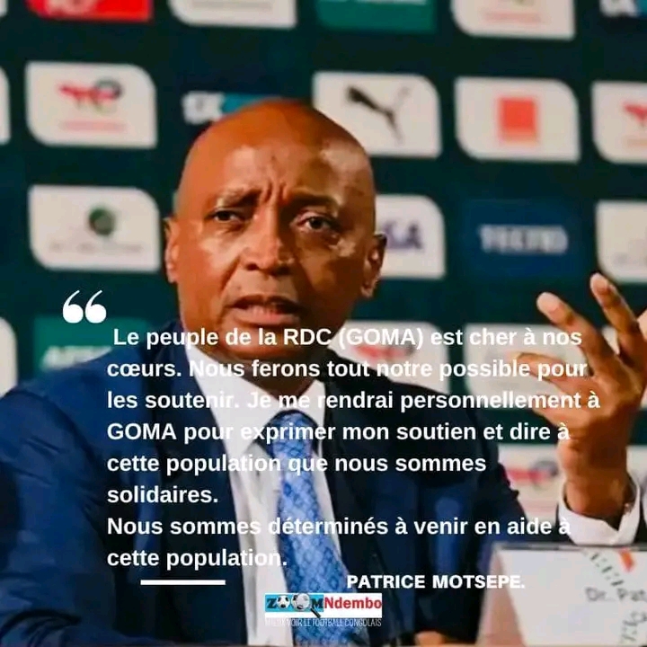 CAF demande pardon suite à la réaction des supporters congolais.
