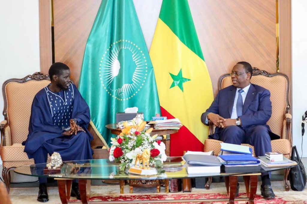 Palais de la République: Le président Macky Sall reçoit son successeur Bassirou Diomaye Faye