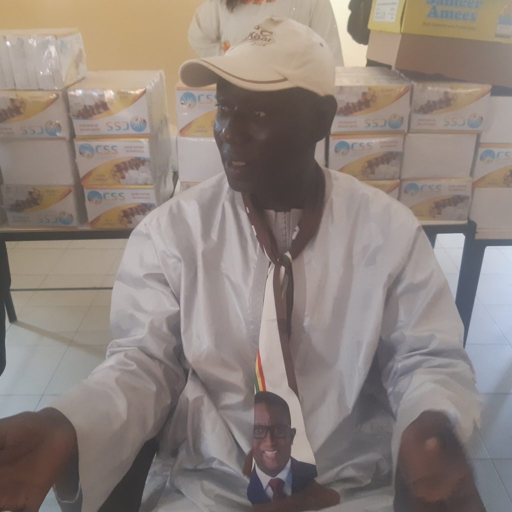 Présidentielle du 24 mars: Moussa Fall président du mouvement Sénégal Sunu yitté appelle ses militantes à voter Amadou Bâ