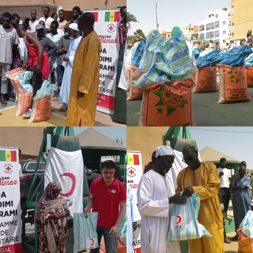 Assistance et solidarité: Le Croissant-Rouge Turc remet des kits alimentaires à 700 ménages sénégalais vulnérables